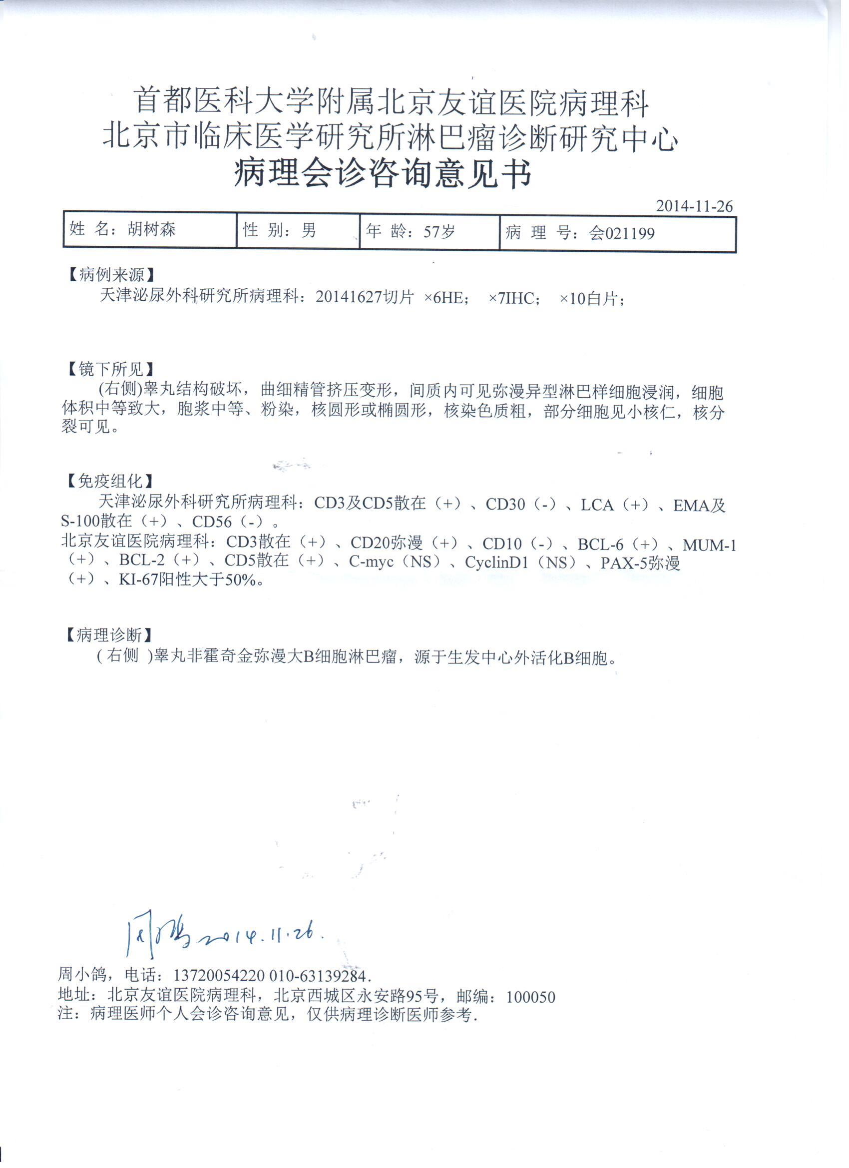 周医生病理会诊